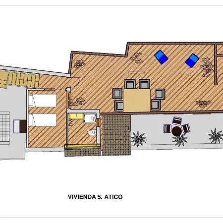 Apartment Dona Elvira. Terrazas *