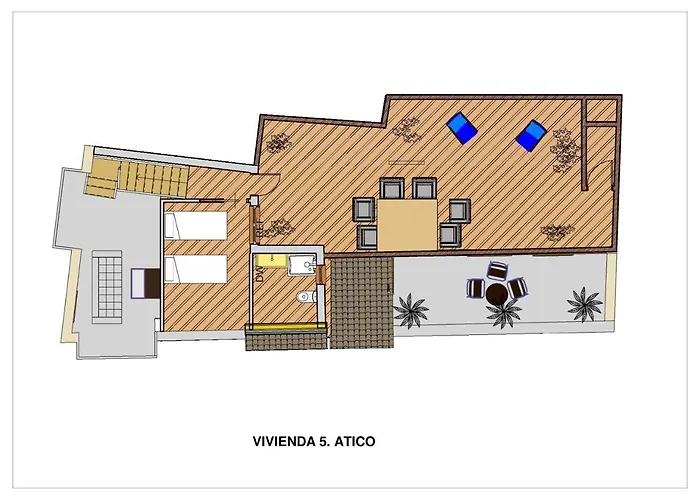 Apartamento Doña Elvira. Terrazas *